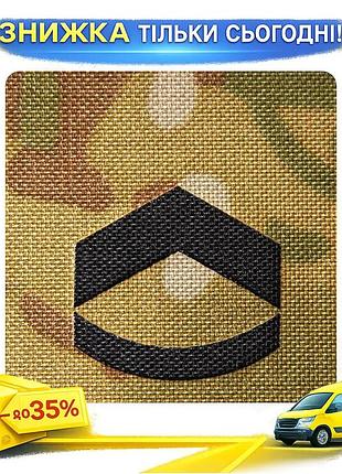 Ku погон camotec штаб universal fit сержант 5*5 на липучке военный нашивка для униформы идентификации uni2l_k