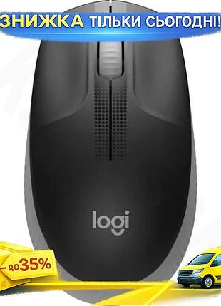 Ku миша logitech бездротова universal fit оптична grey/black 1000 dpi для пк та ноутбука комфортна ерг uni2l_k