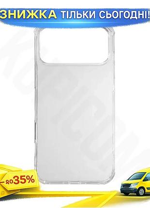 Ku бампер clear для universal fit apple iphone 17 pro max tpu прозорий чохол протиударний захист для т uni2l_k
