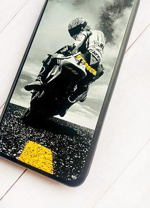 Чохол-книжка з малюнком для xiaomi redmi note 9 pro/9s/9 pro max чорний :: мото (принт 69) 2