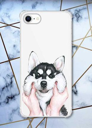 Чохол з потовщеними кутами на iphone 7/ 7s/ 8/ 8s :: мордочка (принт 121)