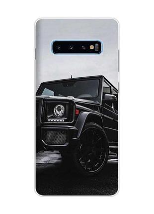 Чохол на samsung galaxy s10 plus :: авто чорне (принт 234)