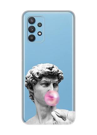 Прозрачный чехол на samsung galaxy a32 :: скульптура (принт 352)
