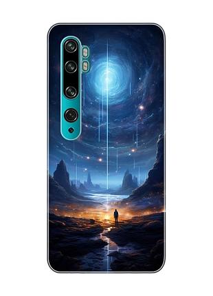 Чехол на xiaomi mi note 10/note 10 pro :: космос (принт 244)