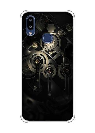 Чехол с утолщенными углами на samsung galaxy a10s/a107 механизм (принт: 238)