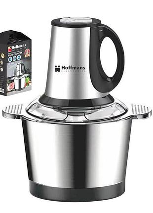 Измельчитель электрический 1800вт hoffmans electronics hm-8829 • универсальный чоппер с металлической чашей 3,5 л