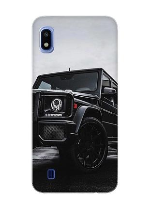 Чехол на samsung galaxy a10 (2019) a105 авто чёрное (принт: 234)