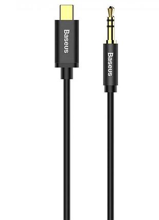 Аудио кабель aux baseus yiven type-c male to 3.5mm male m01 (1m) (cam01-01) black