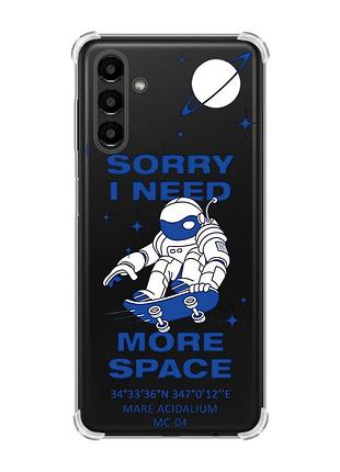 Чохол із потовщеними кутами на samsung galaxy a04s/a13 5g :: космонавт на скейті (принт 248)