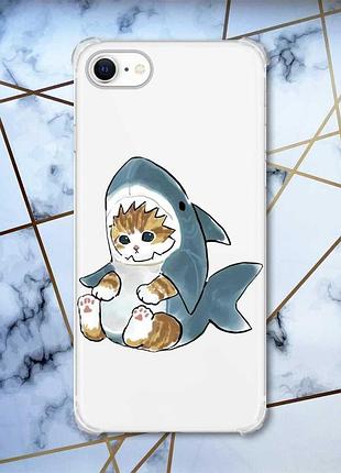 Чехол с утолщёнными углами на iphone 7/8/se 2020 :: котёнок (принт 120)