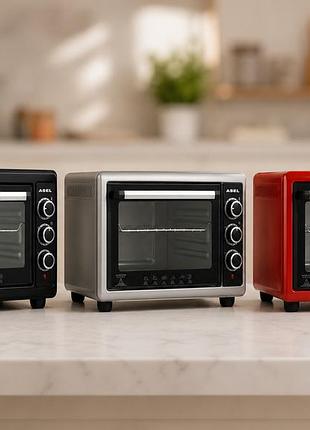 Духовка asel af-0723 50 л / пічь електрична з механічним керуванням / електродуховка 1500 вт