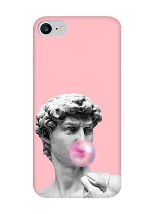 Матовий рожевий чохол на iphone 7 / 8 :: скульптура (принт 352)