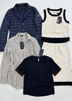 Лот брендового одягу armani & trussardi (4 од.) — все нове з бірками! (xs–s / it 40)