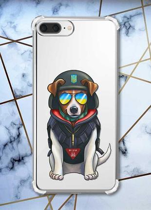 Чохол з потовщеними кутами на iphone 7 plus/8 plus :: патрон (принт 4)