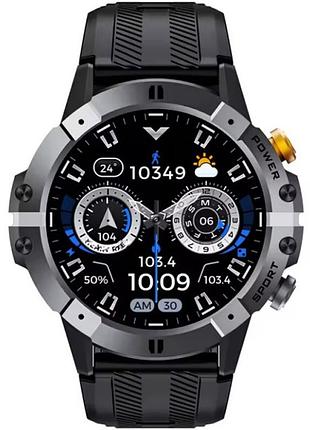 Смарт-годинник oukitel bt15 1,52" ips bluetooth 5.3 з підтримкою дзвінків 360×360 ip68 410 маг silver (6941749851048)