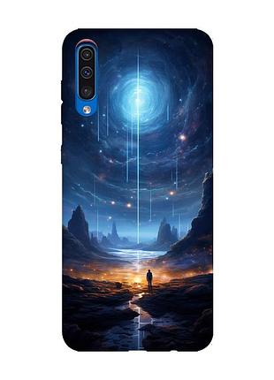 Чохол з рожевими боками на samsung galaxy a50 (2019) a505/a30s :: космос (принт 244)