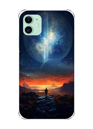Чехол с утолщёнными углами на iphone 11 :: космос (принт 247)