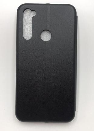 Чехол-книжка с рисунком для xiaomi redmi note 8 черный :: украинская защитница (принт 171) 4