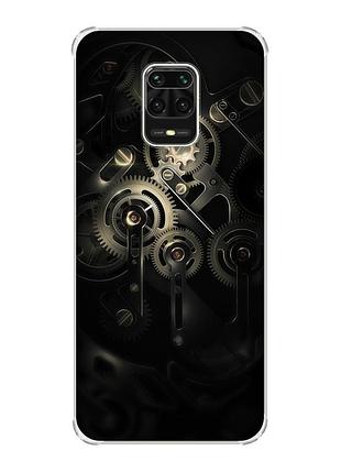 Чохол з потовщеними кутами на xiaomi redmi note 9 pro/ 9s/ 9 pro max :: механізм (принт 238)