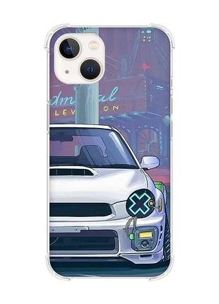 Чехол с утолщёнными углами на iphone 14 plus :: авто аниме (принт 239)