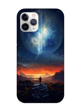 Магнітний чохол на iphone 11 pro max із підтримкою magsafe :: космос (принт 247)