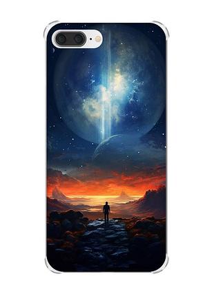 Чохол з потовщеними кутами на iphone 7 plus/8 plus :: космос (принт 247)