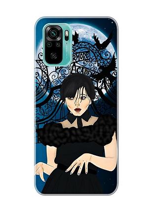 Чехол на xiaomi redmi note 10 / note 10s :: танец. уэнсдей (принт 212)