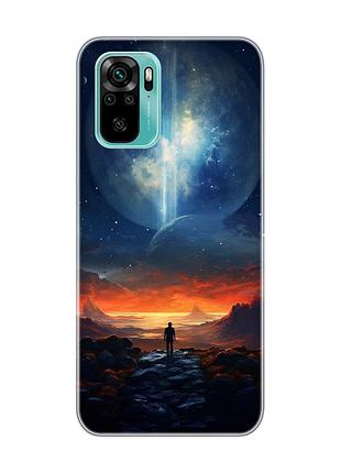 Чехол на xiaomi redmi note 10 / note 10s :: космос (принт 247)