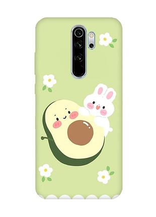 Чохол на xiaomi redmi note 8 pro :: авокадо і зайченя (принт 311)