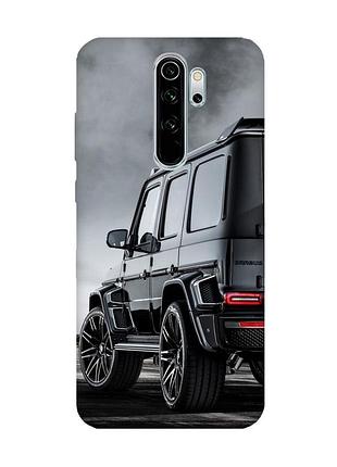 Чохол на xiaomi redmi note 8 pro авто чорне (принт 235)