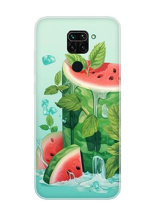 Чохол на xiaomi redmi note 9 :: кавуновий айсберг (принт 339)
