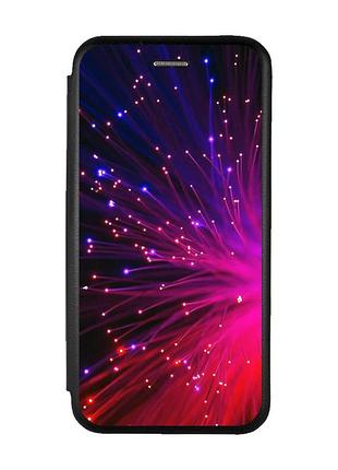 Чехол-книжка с рисунком для xiaomi redmi note 8t черный :: салют (принт 98)