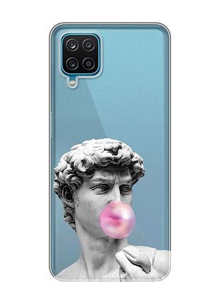 Прозрачный чехол на samsung galaxy a12 4g :: скульптура (принт 352)
