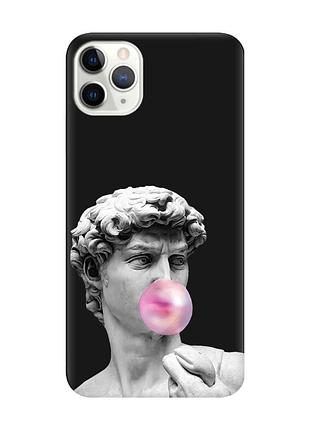 Матовый черный чехол на iphone 11 pro :: скульптура (принт 352)