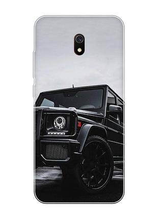 Чехол на xiaomi redmi 8a :: авто чёрное (принт 234)