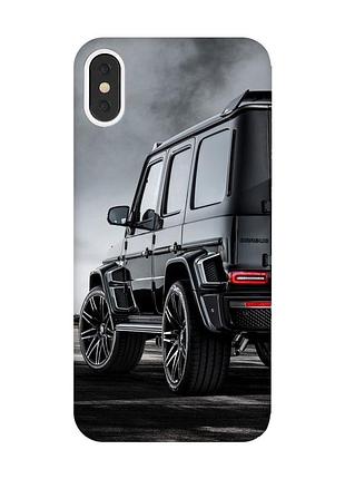 Чехол на iphone x/xs :: авто чёрное (принт 235)