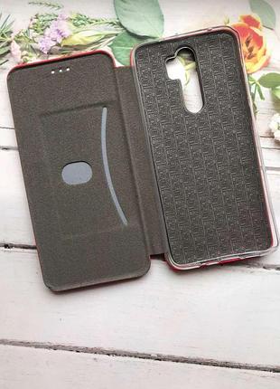 Чехол-книжка с рисунком для xiaomi redmi note 8 pro красный; украинская защитница (принт 169) 3