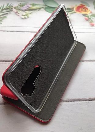 Чехол-книжка с рисунком для xiaomi redmi note 8 pro красный; украинская защитница (принт 169) 4