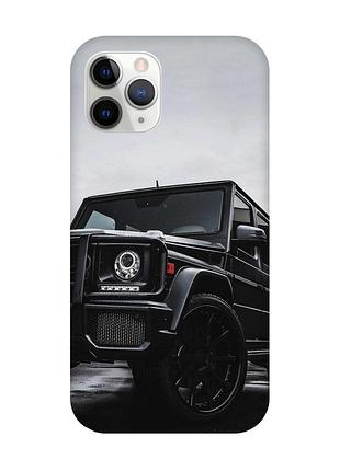 Магнитный чехол на iphone 11 pro max с поддержкой magsafe :: авто чёрное (принт 234)