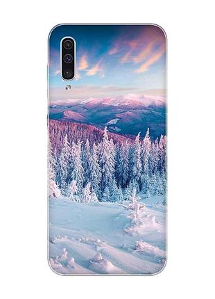 Чехол на samsung galaxy a50 (2019) a505 :: зимние горы (принт 163)