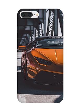 Чохол на iphone 7 plus/8 plus :: авто помаранчеве (принт 237)