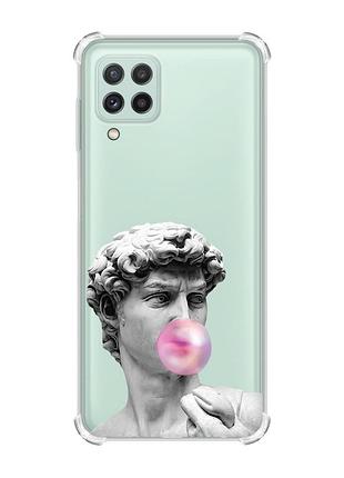 Чехол с утолщёнными углами на samsung galaxy a22 5g / a22s 5g :: скульптура (принт 352)