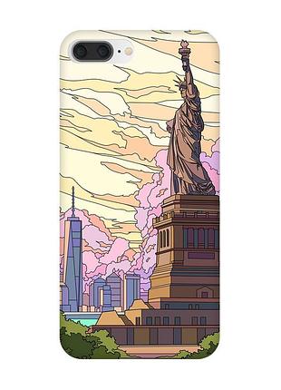 Чехол на iphone 7 plus/8 plus :: статуя свободы (принт 331)