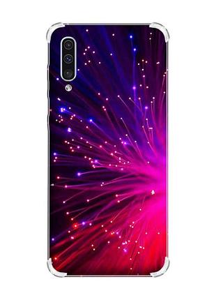 Чехол с утолщёнными углами на samsung galaxy а50 (2019) а505 :: салют (принт 98)