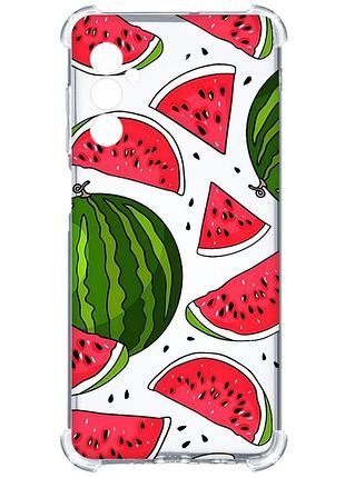 Чохол з потовщеними кутами на samsung galaxy a14 5g :: кавуни (принт 341)