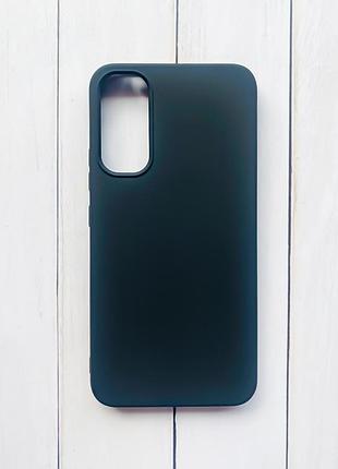 Матовий силіконовий чохол на samsung a34 5g чорний