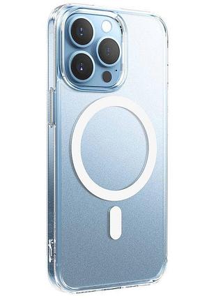 Магнитный чехол на iphone 13 pro с поддержкой беспроводной зарядки magsafe