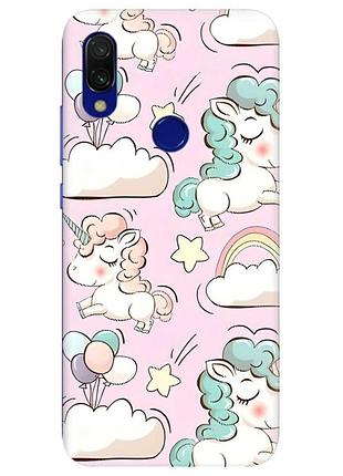 Чохол на xiaomi redmi 7 :: єдинороги /принт 106/