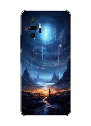 Чехол для xiaomi redmi note 10 pro/10 pro max :: космос (принт 244)