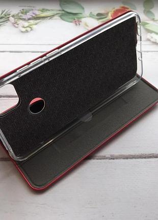 Чехол-книжка с рисунком для xiaomi redmi 9c/10a красный :: девушка с флагом (принт 263) 7